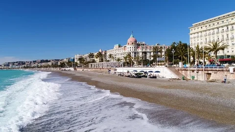 Aerial view of Nice Stock Footage 87460745