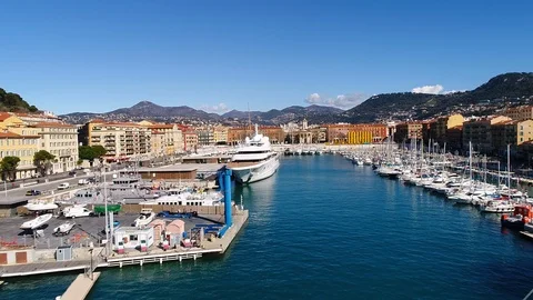Aerial view of Nice Stock Footage 87460942