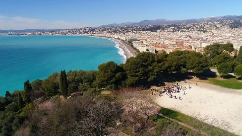 Aerial view of Nice Video stock 87461759
