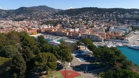 Aerial view of Nice Video stock 87461763