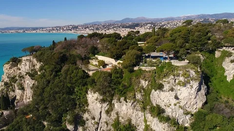 Aerial view of Nice Stock Footage 87461782