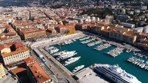 Aerial view of Nice Video stock 87461984