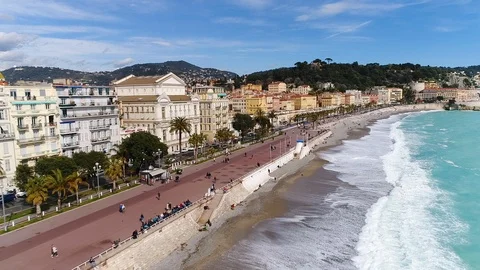 Aerial view of Nice Video stock 87462456