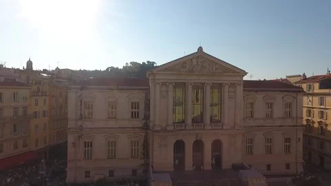 Aerial view of Nice in june by drone 01 Stock Footage 293690518
