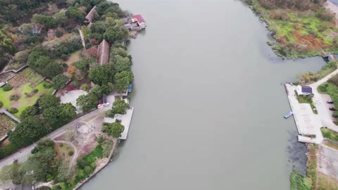 Aerial view of ningbo yuyao hemudu historic site Stock Footage 165221353