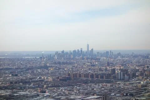 Aerial view of NY Foto stock