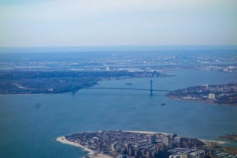 Aerial view of NY Stock Photos