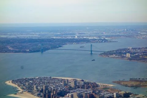 Aerial view of NY Stock Photos
