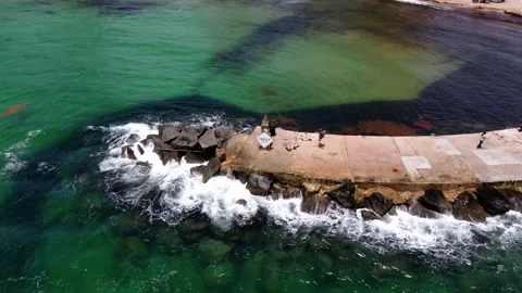 Aerial View Of Ocean 360 Stock Footage 166734865