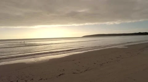 Aerial view of ocean Video stock 50993970