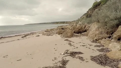 Aerial view of ocean Stock Footage 50994016