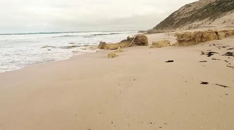 Aerial view of ocean Stock Footage 51023966