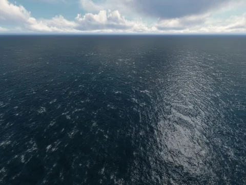 Aerial view of ocean Stock Footage 81049966