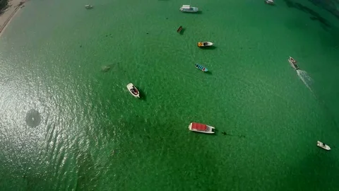 Aerial View of Ocean Stock Footage 95260957