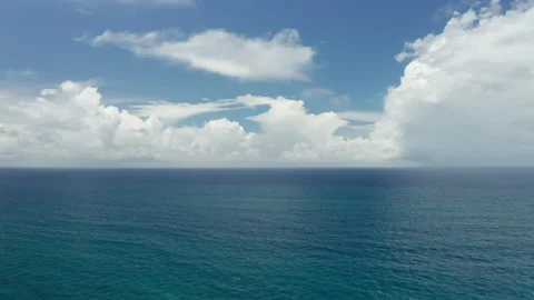 Aerial view of the ocean Video stock 218294502