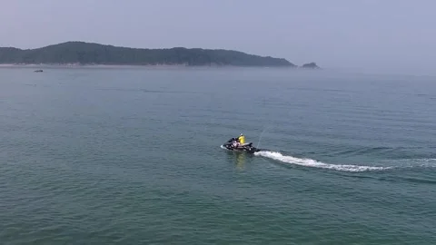 Aerial view of the ocean Video stock 310919924