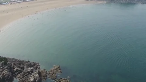 Aerial view of the ocean 스톡 동영상 310919928