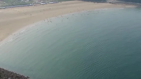 Aerial view of the ocean 스톡 동영상 310919929