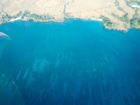 Aerial view of the ocean Stock-Fotos