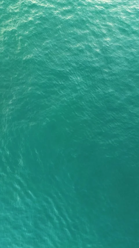 Aerial View of Ocean Surface with Ripples Stock Footage 311350952