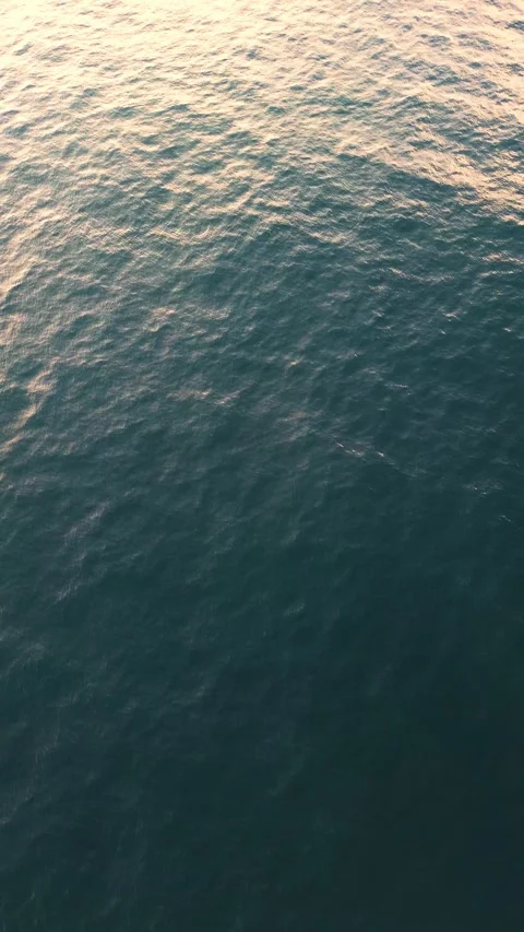 Aerial View of Ocean Surface with Ripples Stock Footage 311351519