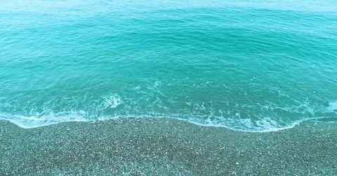 Aerial view of Ocean Surface Waves 4K Stock Footage 83921079