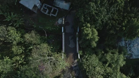 Aerial view of old bridge 6 Video stock 291910874