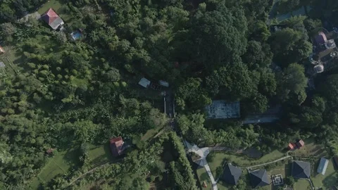 Aerial view of old bridge 7 Stock Footage 291911506