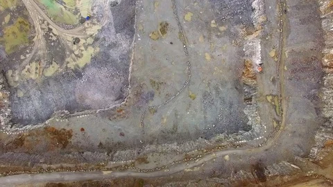 Aerial view of a open cast mine. 스톡 동영상 71950344