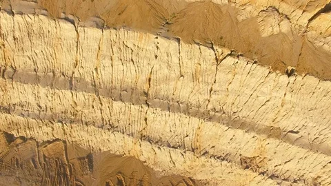Aerial view of a open cast mine. Stock-Footage 71967117