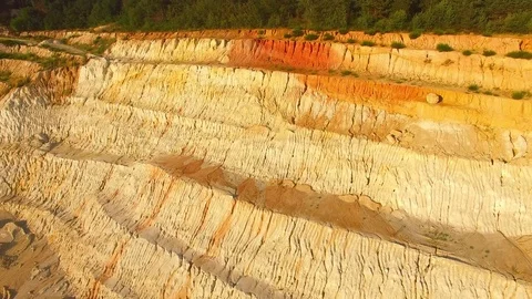 Aerial view of a open cast mine. Stock-Footage 71967688