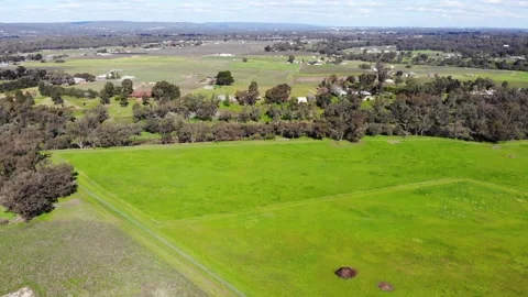 Aerial View of an Open Field Stock-Footage 140920277