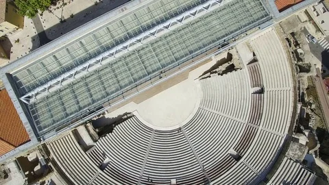 Aerial view of Orange Video stock 72950913