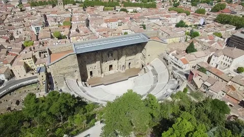 Aerial view of Orange Stock Footage 72950949