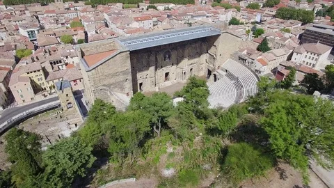 Aerial view of Orange 库存影片 72951127