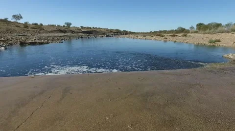 Aerial view of outback Australia Video stock 63307134