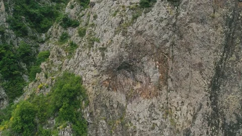 Aerial view over Arda's Meander against cloudy sky in summer day in Bulgaria Видео 139682059