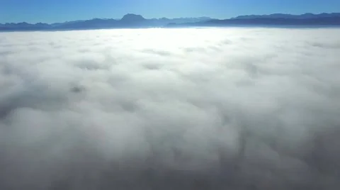 Aerial view, over the clouds 動画素材 58217211