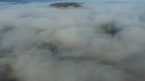 Aerial view, over the clouds 動画素材 58217237