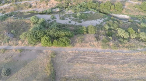 Aerial view Over the Fields  Vidéo 54332595