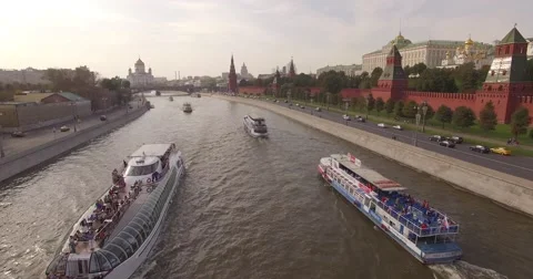 Aerial view over the Kremlin 動画素材 59803509