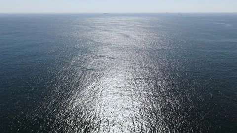 Aerial view over the ocean Stock Footage 331517508