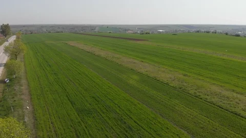 Aerial view over the road Stock Footage 108269165