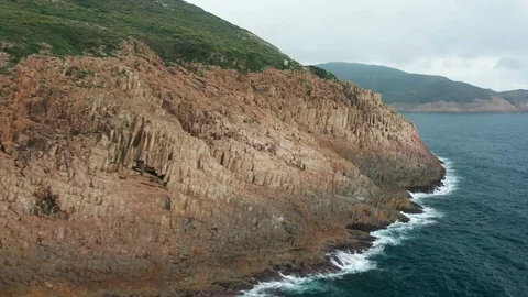 Aerial View Over Sai Kung, Hong Kong Stock Footage 111448293