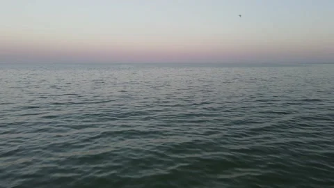 Aerial view over sea or ocean. Stock-Footage 138961882