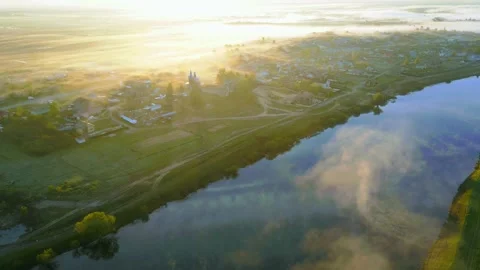 Aerial view of a paraglider in the sky Stock Footage 246246745