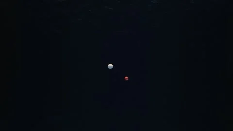 Aerial View: Parasailers soar while jet skis race across the Mediterranean Video stock 296131008