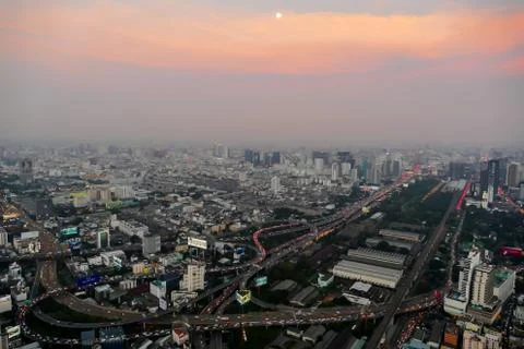 Aerial view of paris from eiffel tower, digital photo picture as a background Foto stock