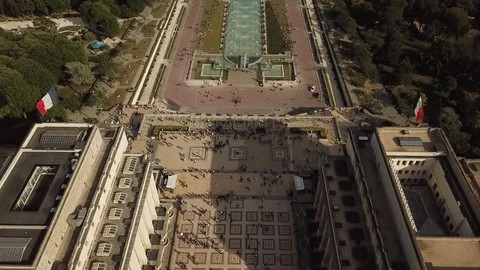 Aerial View. Paris. Stock Footage 92165929