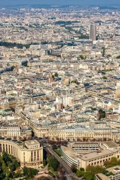 Aerial view of Paris Stock Photos